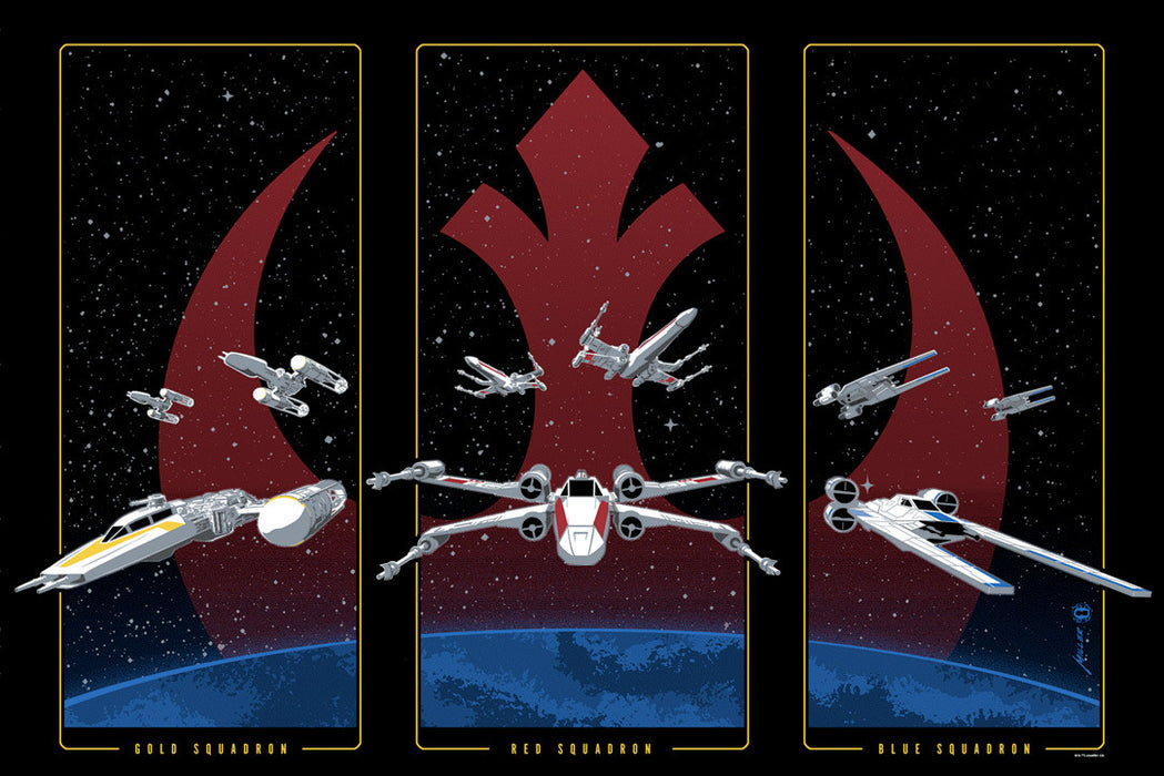 Rebel Squadrons by Brian Miller | Star Wars: Rogue One
