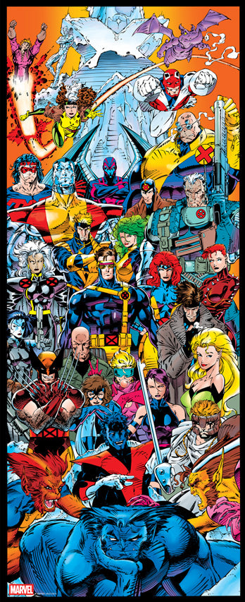 X-Men Door Poster Variant by Jim Lee | MARVEL Art — Dark Ink
