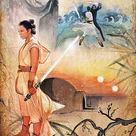 Rey's Journey by Lin Zy | Star Wars — Dark Ink