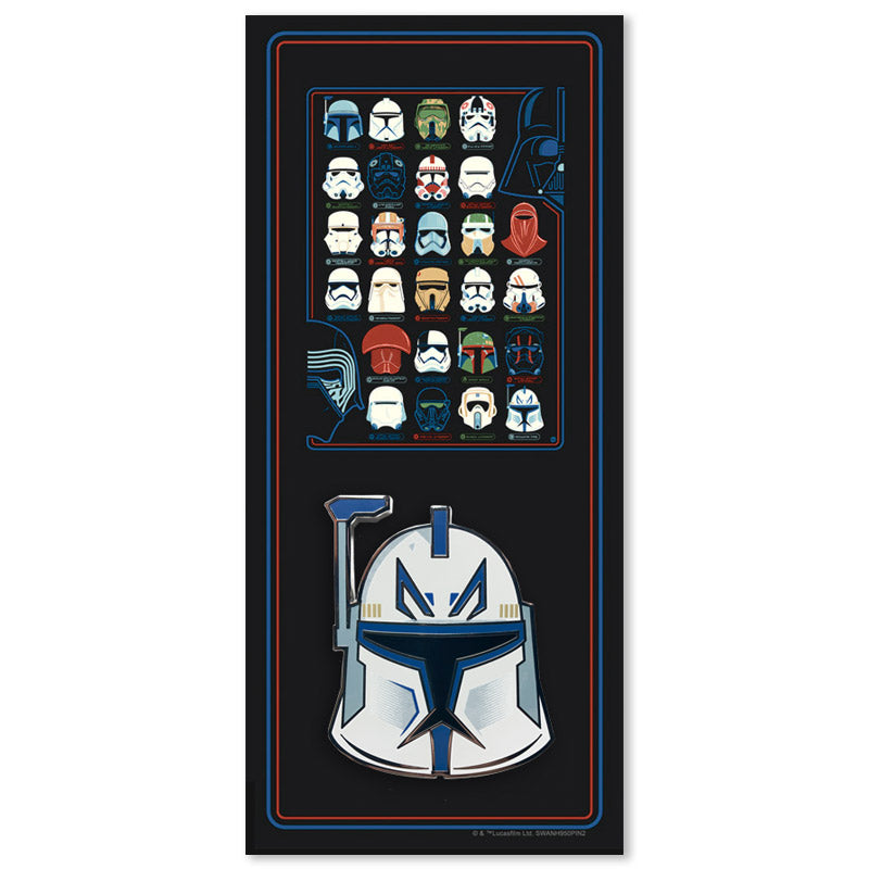Helmets: Captain Rex Collectible Pin | Star Wars — Dark Ink