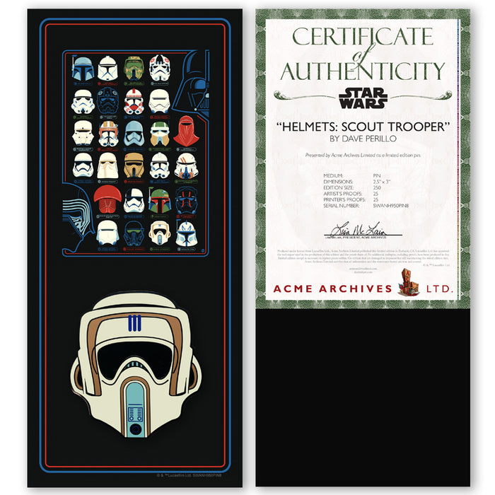 Helmets: Scout Trooper Collectible Pin