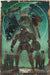 A stylized sci-fi poster featuring the SKELETON CREW logo at the bottom, with multiple characters and vehicles rendered in a teal-green space-themed illustration. The central figure is SM-33 with Kim, Pirate Captain and Jod Na Nawood, surrounded by other crew members and spacecraft against a circular target graphic.