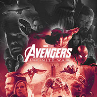 Avengers: Infinity War Noir Variant