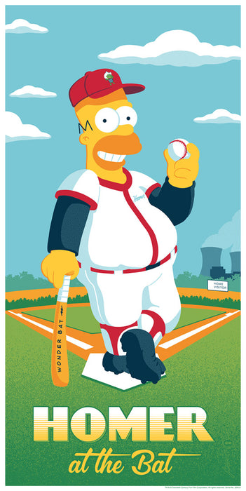Homer at the Bat by Brian Miller | The Simpsons