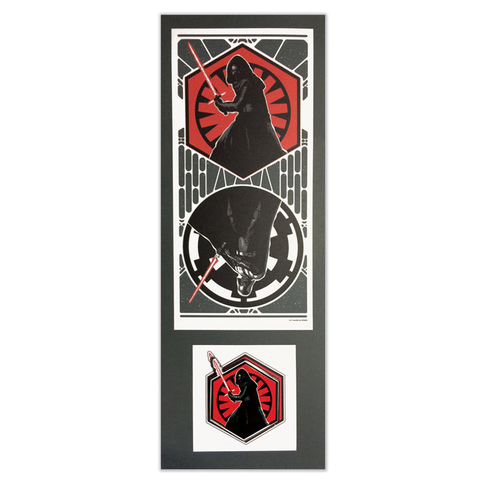 Dark Sides Kylo Collectible Pin | Star Wars - backer