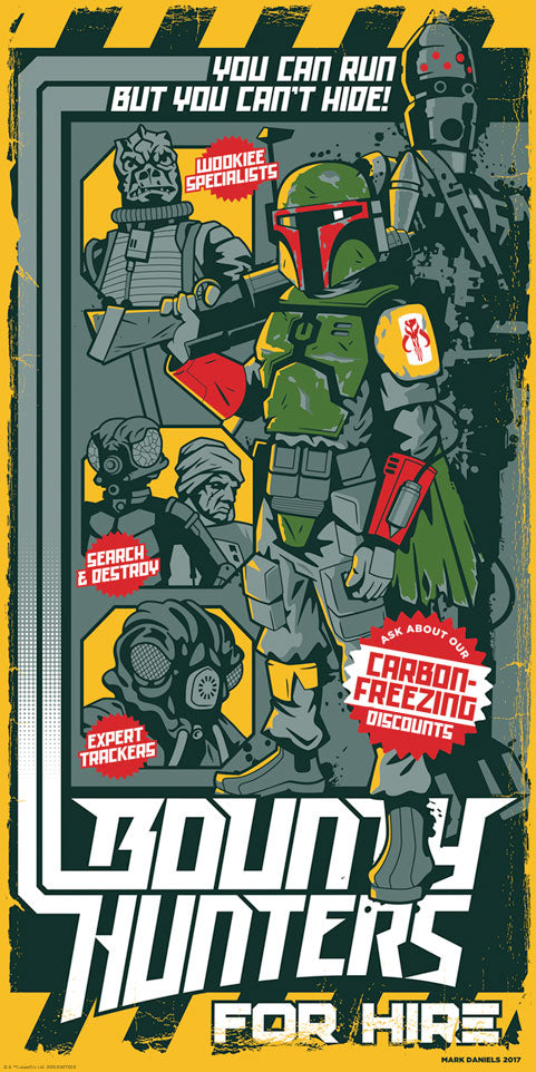 Bounty Hunters for Hire by Mark Daniels | Star Wars: The Empire