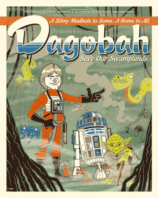 Dagobah: Save Our Swamplands by Ian Glaubinger | Star Wars