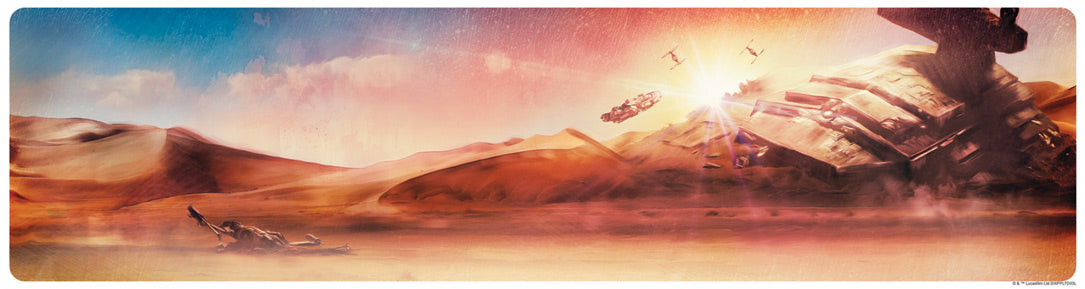 Dogfight at Sunset by Rich Davies | Star Wars