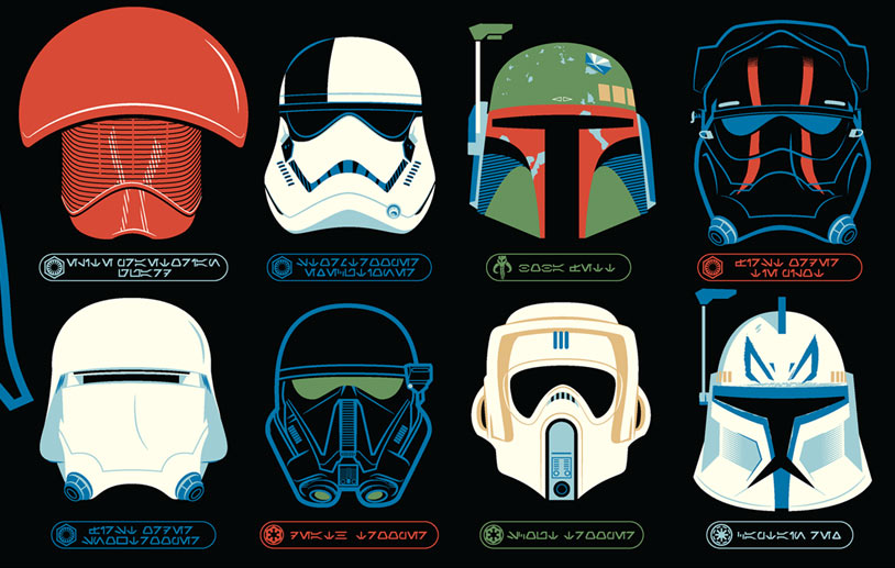 Helmets by Dave Perillo | Star Wars close up