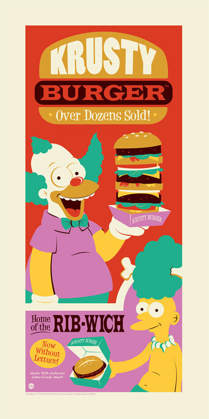 Krusty Burger by Dave Perillo
