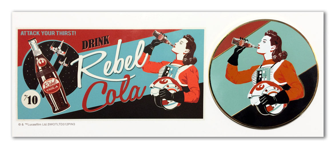 Rebel Cola #3 Collectible Pin