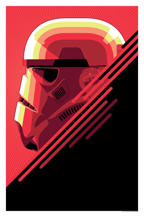 Poster d'art Star Wars Mandalorian Pop Art Stormtrooper avec